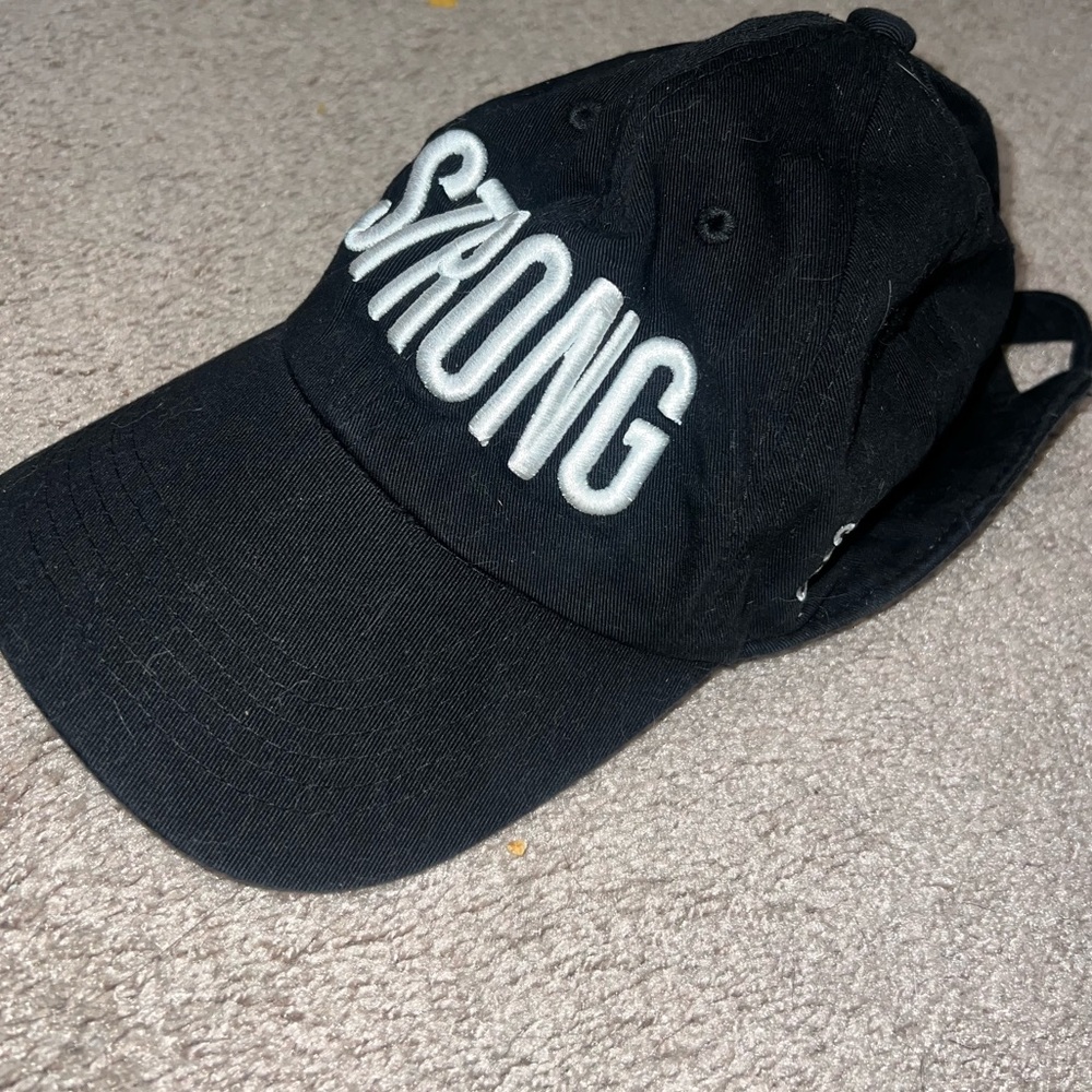 Strong black cap